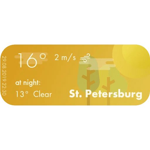 Sticker “Auto-update weather stickers-4”