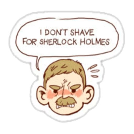Sticker “Sherlock-1”