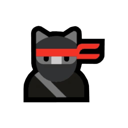 Sticker “W10 Ninja-Cat-1”