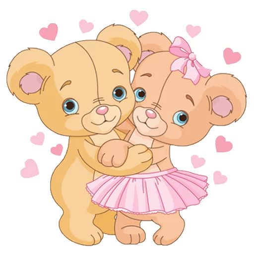 Sticker “Cute bears-3”
