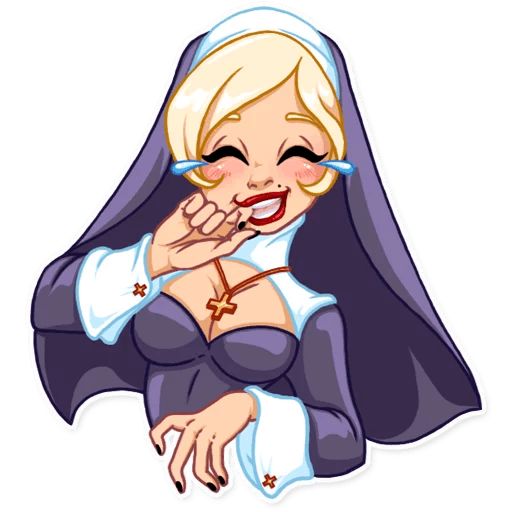 Sticker “Naughty Nun-1”