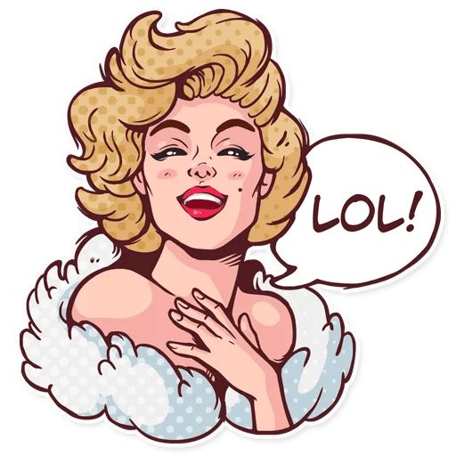 Sticker “Marilyn Monroe-1”