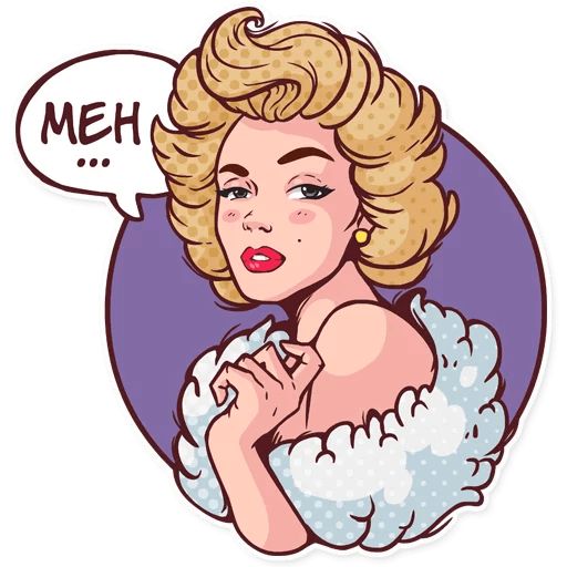 Sticker “Marilyn Monroe-11”