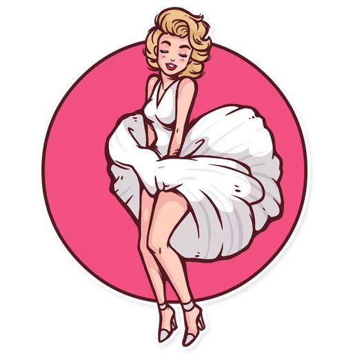 Sticker “Marilyn Monroe-8”