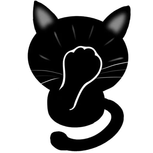 Sticker “Black Cat-3”