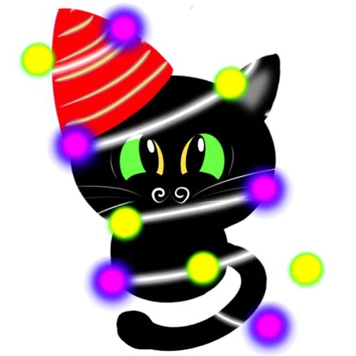 Sticker “Black Cat-6”