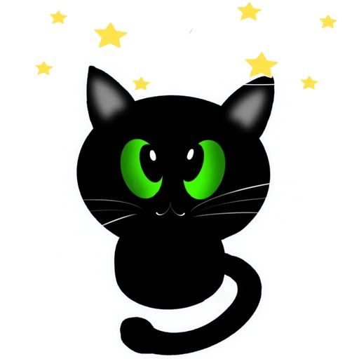 Sticker “Black Cat-7”