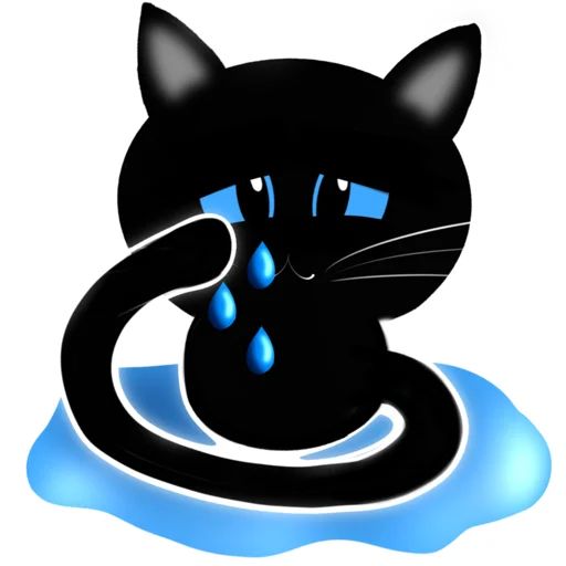 Sticker “Black Cat-8”