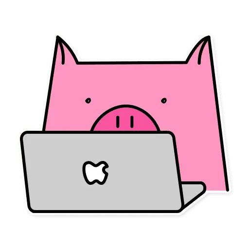 “German The Pig” stickers set for Telegram