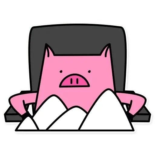 “German The Pig” stickers set for Telegram