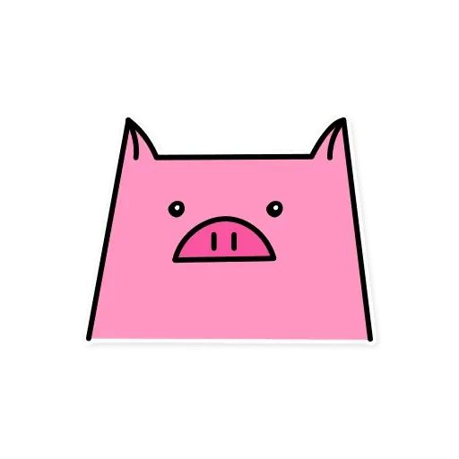 “German The Pig” stickers set for Telegram