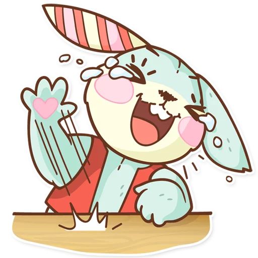 Sticker “Plush Baby Bunny-1”