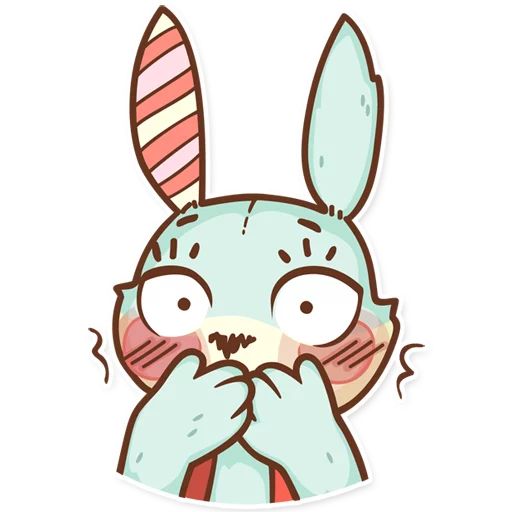 Sticker “Plush Baby Bunny-9”