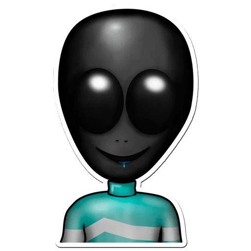 Sticker “Alien named Bob-11”