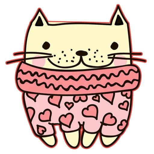 Sticker “Cats And Love-7”