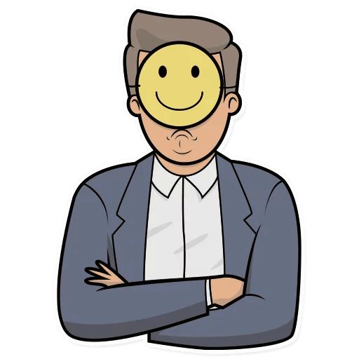 Sticker “Emoji Man-1”