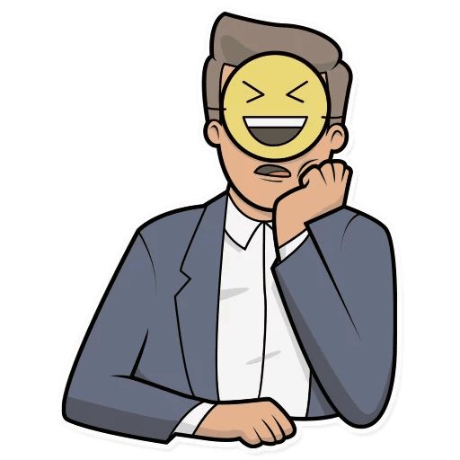 Sticker “Emoji Man-8”