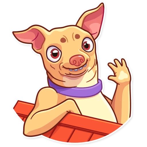 Sticker “Tuna the Dog-5”