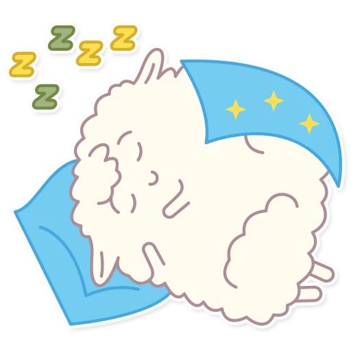 Sticker “Cute Sheep-7”