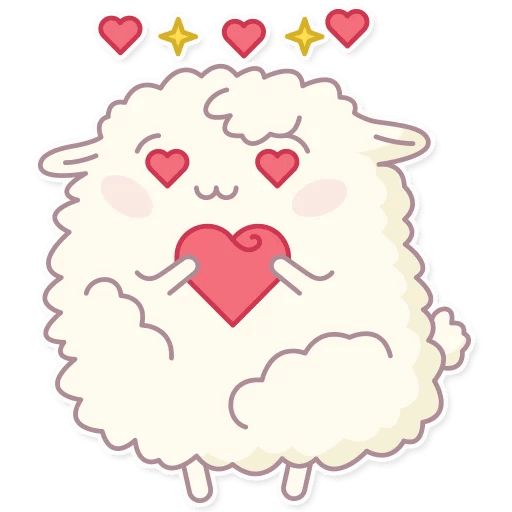 Sticker “Cute Sheep-8”
