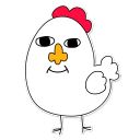 “White Hen Dark Soul” stickerpack