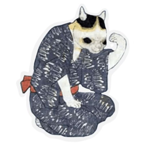 Sticker “Painted Cats-11”