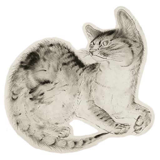 Sticker “Painted Cats-4”