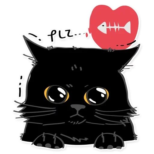 Sticker “Black Cat-9”