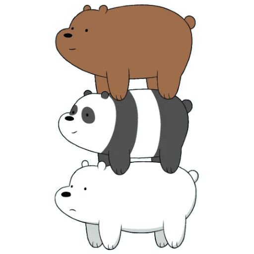 Sticker “We Bare Bears-3”