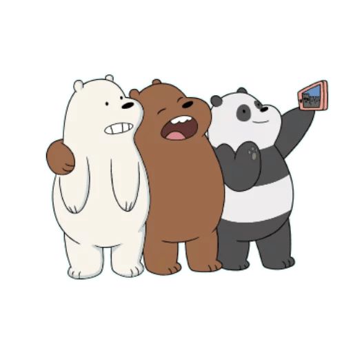 Sticker “We Bare Bears-5”