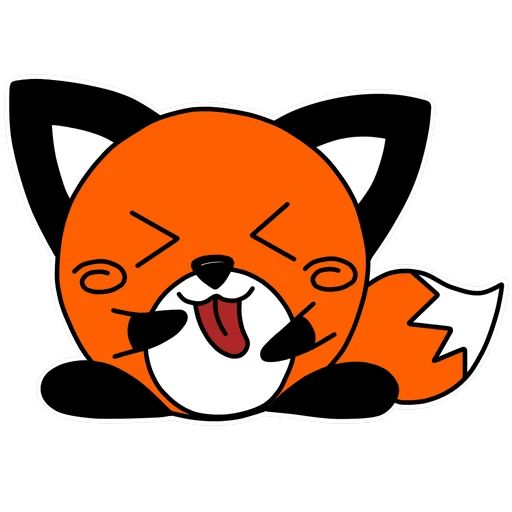 Sticker “Spherical fox-10”