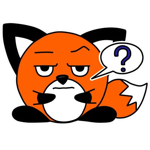 Sticker “Spherical fox-11”
