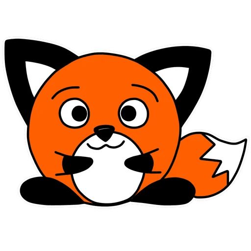 Sticker “Spherical fox-2”