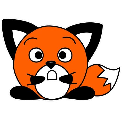 Sticker “Spherical fox-6”