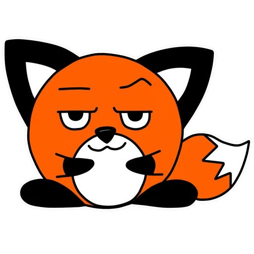 Sticker “Spherical fox-7”