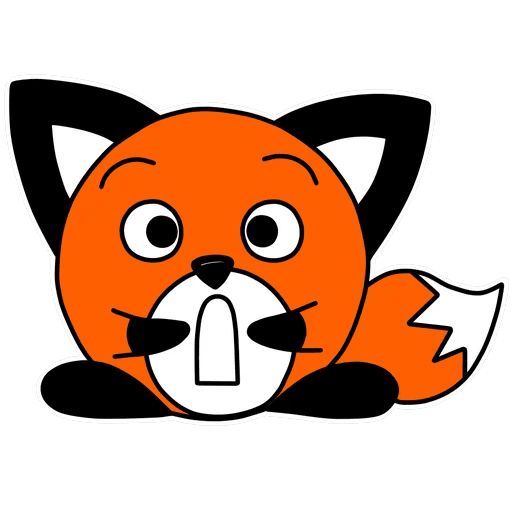 Sticker “Spherical fox-9”