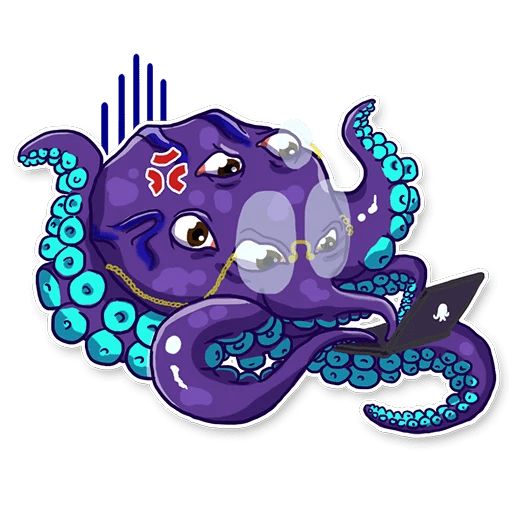 Sticker “Pasha The Octopus-1”