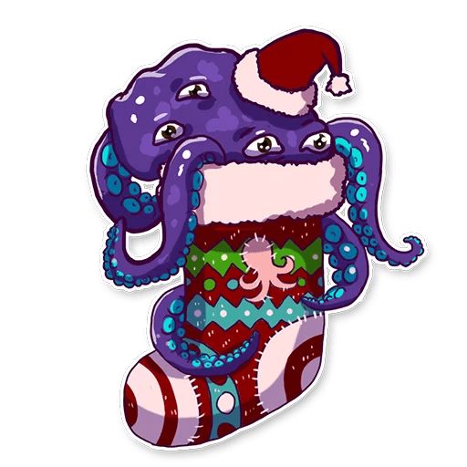 Sticker “Pasha The Octopus-10”