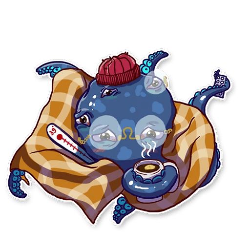 Sticker “Pasha The Octopus-11”