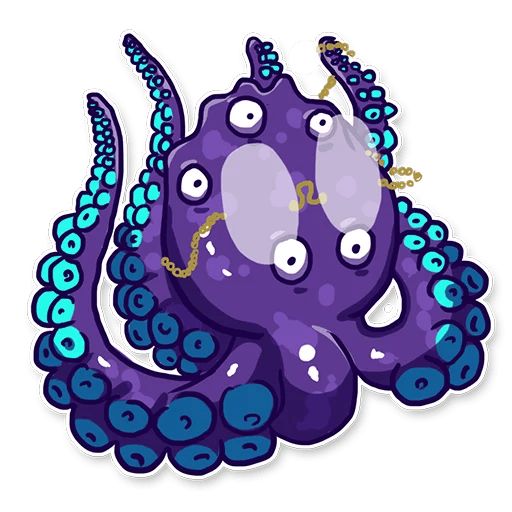 Sticker “Pasha The Octopus-3”