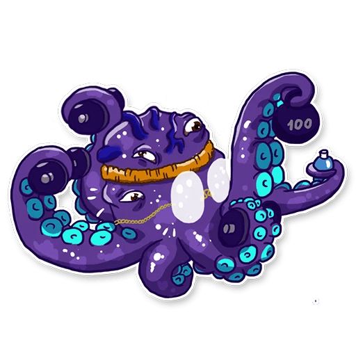 Sticker “Pasha The Octopus-7”