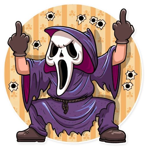Sticker “Scream-10”