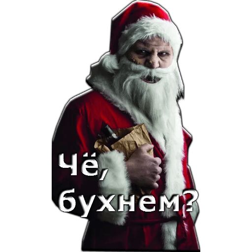 Стикер «Злой Дед Мороз-4»
