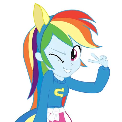 Sticker “Rainbow Dash-1”