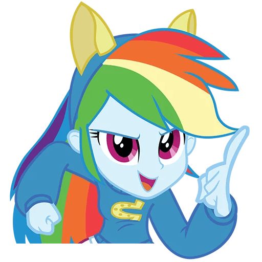 Sticker “Rainbow Dash-7”