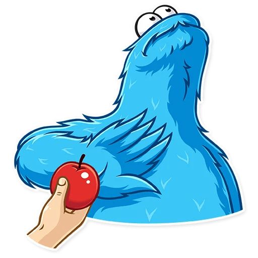 Sticker “Cookie Monster-12”