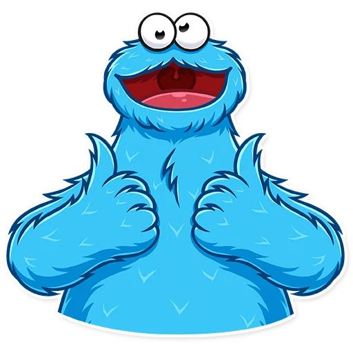 Sticker “Cookie Monster-3”