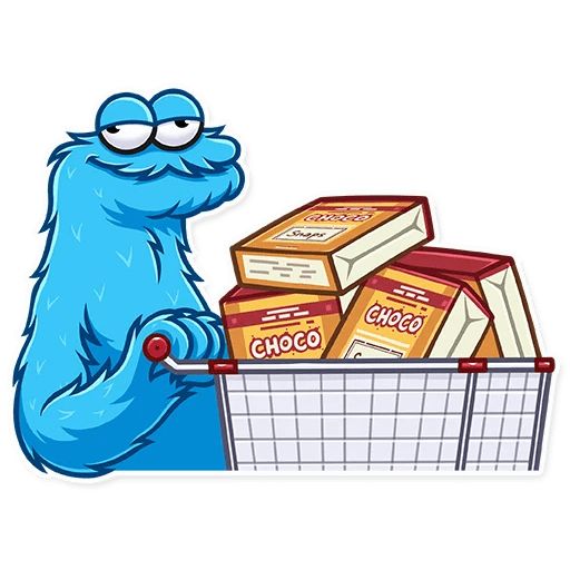 Sticker “Cookie Monster-6”