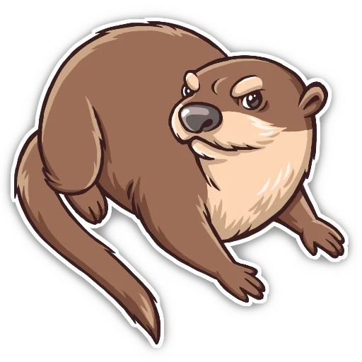 Sticker “Otter-2”