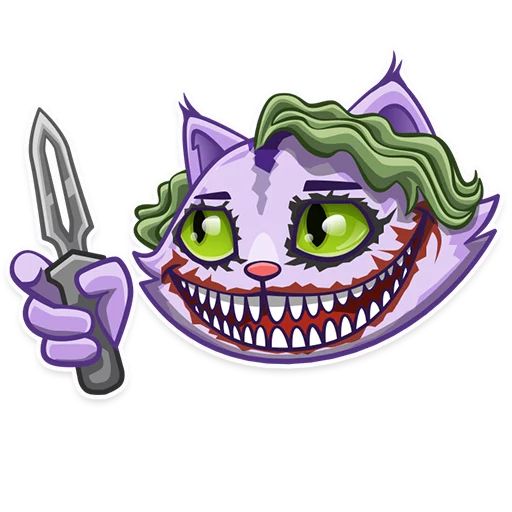 Sticker “Cheshire Cat-11”